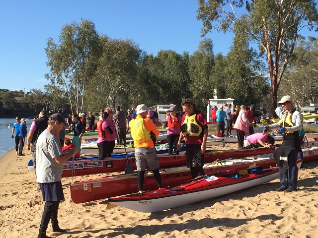 Boats getting ready at Hogwash Bend