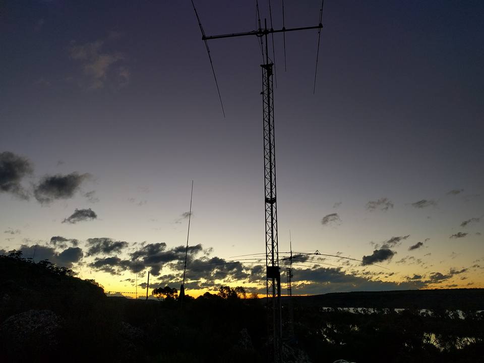 sunset on another iaru contest 2016