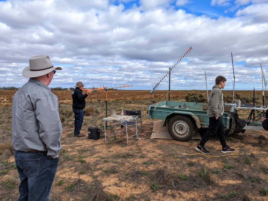 Riverland Radio Club Portable HAB Receiving Station